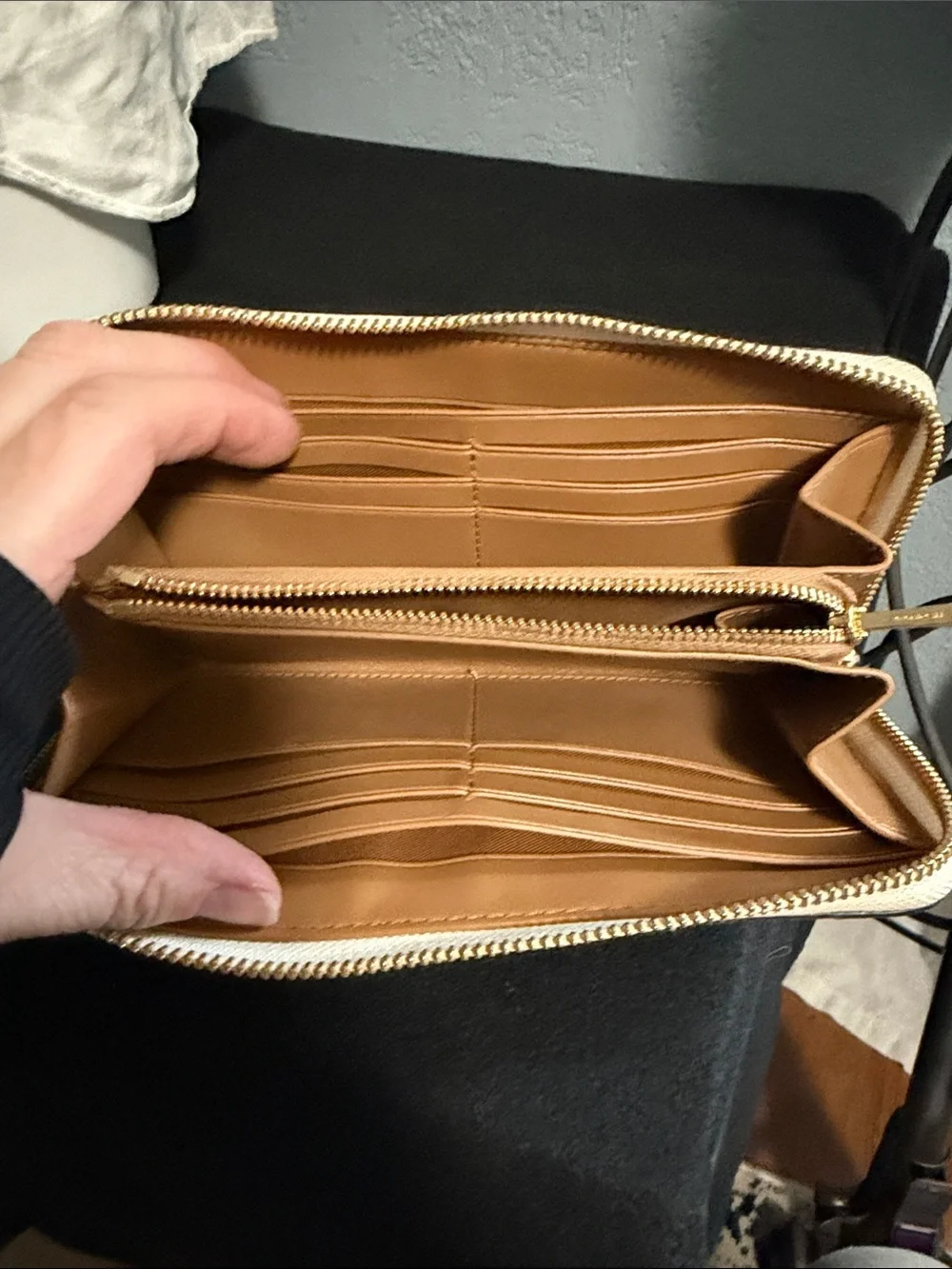 Coach pebbled leather